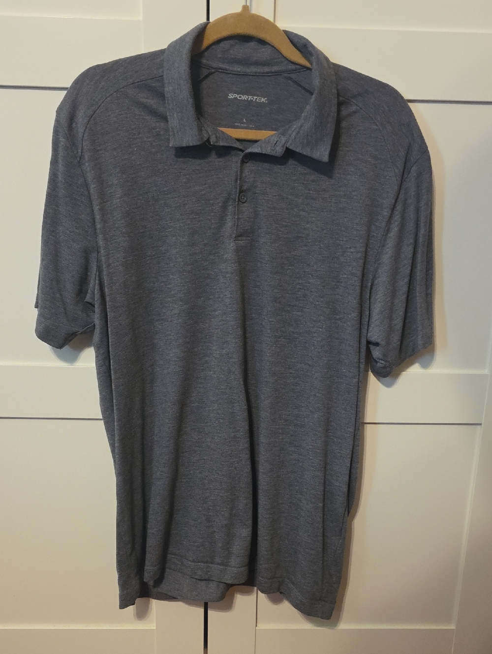 Sport-Tek Men’s Dark Heather Gray Polo